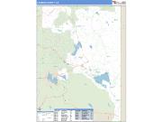 Lassen County, CA <br /> Wall Map <br /> Zip Code <br /> Basic Style 2025 Map