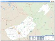 Madera County, CA <br /> Wall Map <br /> Zip Code <br /> Basic Style 2025 Map
