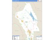 Napa County, CA <br /> Wall Map <br /> Zip Code <br /> Basic Style 2025 Map