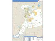 Sacramento County, CA <br /> Wall Map <br /> Zip Code <br /> Basic Style 2025 Map