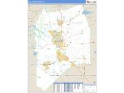 San Joaquin County, CA <br /> Wall Map <br /> Zip Code <br /> Basic Style 2025 Map