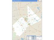 Stanislaus County, CA <br /> Wall Map <br /> Zip Code <br /> Basic Style 2025 Map