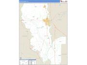 Sutter County, CA <br /> Wall Map <br /> Zip Code <br /> Basic Style 2025 Map