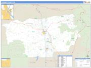 Tehama County, CA <br /> Wall Map <br /> Zip Code <br /> Basic Style 2025 Map