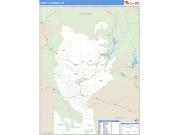 Trinity County, CA <br /> Wall Map <br /> Zip Code <br /> Basic Style 2025 Map
