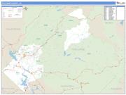 Tuolumne County, CA <br /> Wall Map <br /> Zip Code <br /> Basic Style 2025 Map