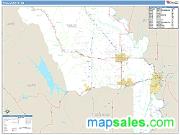 Yolo County, CA <br /> Wall Map <br /> Zip Code <br /> Basic Style 2025 Map