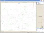 Baca County, CO <br /> Wall Map <br /> Zip Code <br /> Basic Style 2025 Map