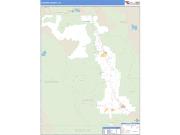 Chaffee County, CO <br /> Wall Map <br /> Zip Code <br /> Basic Style 2025 Map
