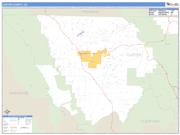 Custer County, CO <br /> Wall Map <br /> Zip Code <br /> Basic Style 2025 Map