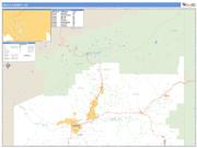 Delta County, CO <br /> Wall Map <br /> Zip Code <br /> Basic Style 2025 Map