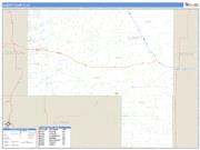 Elbert County, CO <br /> Wall Map <br /> Zip Code <br /> Basic Style 2025 Map