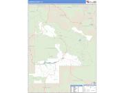 Gunnison County, CO <br /> Wall Map <br /> Zip Code <br /> Basic Style 2025 Map