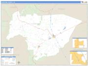 Huerfano County, CO <br /> Wall Map <br /> Zip Code <br /> Basic Style 2025 Map