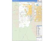 Jefferson County, CO <br /> Wall Map <br /> Zip Code <br /> Basic Style 2025 Map