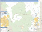 Larimer County, CO <br /> Wall Map <br /> Zip Code <br /> Basic Style 2025 Map