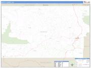 Moffat County, CO <br /> Wall Map <br /> Zip Code <br /> Basic Style 2025 Map