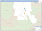 Ouray County, CO <br /> Wall Map <br /> Zip Code <br /> Basic Style 2025 Map
