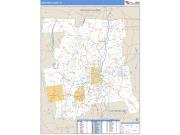 Hartford County, CT <br /> Wall Map <br /> Zip Code <br /> Basic Style 2025 Map