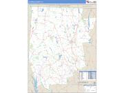 Litchfield County, CT <br /> Wall Map <br /> Zip Code <br /> Basic Style 2025 Map