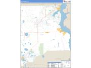 Clay County, FL <br /> Wall Map <br /> Zip Code <br /> Basic Style 2025 Map