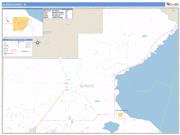Glades County, FL <br /> Wall Map <br /> Zip Code <br /> Basic Style 2025 Map