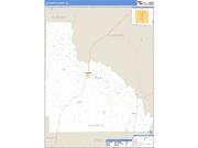 Lafayette County, FL <br /> Wall Map <br /> Zip Code <br /> Basic Style 2025 Map
