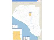 Taylor County, FL <br /> Wall Map <br /> Zip Code <br /> Basic Style 2025 Map