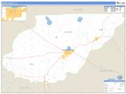 Union County, FL <br /> Wall Map <br /> Zip Code <br /> Basic Style 2025 Map