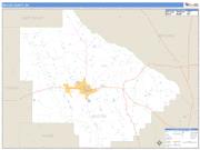 Bacon County, GA <br /> Wall Map <br /> Zip Code <br /> Basic Style 2025 Map