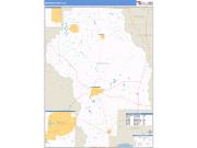Berrien County, GA <br /> Wall Map <br /> Zip Code <br /> Basic Style 2025 Map