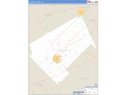 Bleckley County, GA <br /> Wall Map <br /> Zip Code <br /> Basic Style 2025 Map