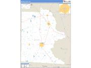 Brooks County, GA <br /> Wall Map <br /> Zip Code <br /> Basic Style 2025 Map