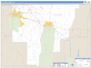 Catoosa County, GA <br /> Wall Map <br /> Zip Code <br /> Basic Style 2025 Map