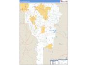 Clayton County, GA <br /> Wall Map <br /> Zip Code <br /> Basic Style 2025 Map