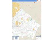 DeKalb County, GA <br /> Wall Map <br /> Zip Code <br /> Basic Style 2025 Map