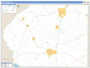 Dooly County, GA <br /> Wall Map <br /> Zip Code <br /> Basic Style 2025 Map