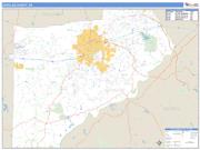 Douglas County, GA <br /> Wall Map <br /> Zip Code <br /> Basic Style 2025 Map