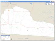 Echols County, GA <br /> Wall Map <br /> Zip Code <br /> Basic Style 2025 Map