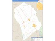 Effingham County, GA <br /> Wall Map <br /> Zip Code <br /> Basic Style 2025 Map