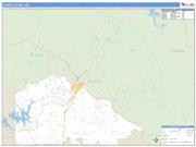 Gilmer County, GA <br /> Wall Map <br /> Zip Code <br /> Basic Style 2025 Map
