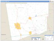 Haralson County, GA <br /> Wall Map <br /> Zip Code <br /> Basic Style 2025 Map