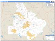 Henry County, GA <br /> Wall Map <br /> Zip Code <br /> Basic Style 2025 Map