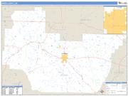 Irwin County, GA <br /> Wall Map <br /> Zip Code <br /> Basic Style 2025 Map