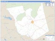 Jones County, GA <br /> Wall Map <br /> Zip Code <br /> Basic Style 2025 Map