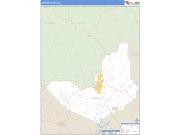 Lumpkin County, GA <br /> Wall Map <br /> Zip Code <br /> Basic Style 2025 Map