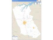 McDuffie County, GA <br /> Wall Map <br /> Zip Code <br /> Basic Style 2025 Map