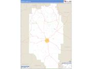 Marion County, GA <br /> Wall Map <br /> Zip Code <br /> Basic Style 2025 Map