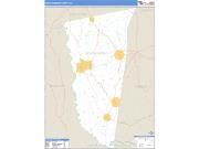 Montgomery County, GA <br /> Wall Map <br /> Zip Code <br /> Basic Style 2025 Map