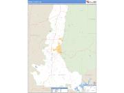 Murray County, GA <br /> Wall Map <br /> Zip Code <br /> Basic Style 2025 Map